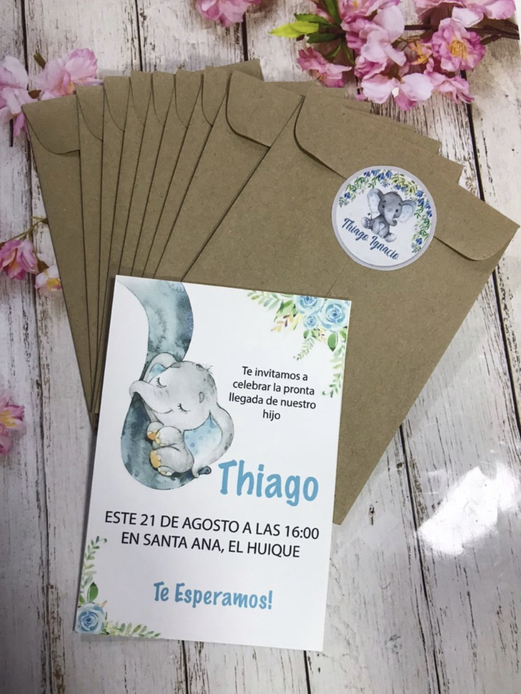 Invitación con sobre
