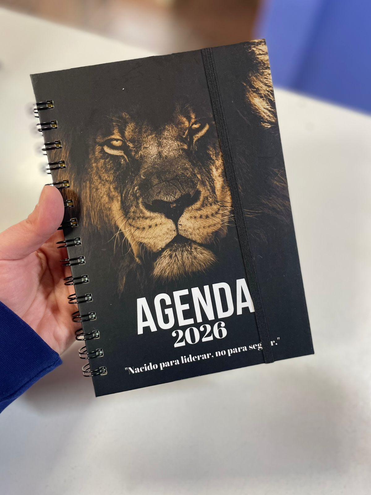 Agenda fechada Azul